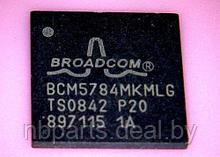 Broadcom BCM5784 BCM5784(BCM5784MKMLG), сетевой контроллер для ноутбука, корпус QFN-68