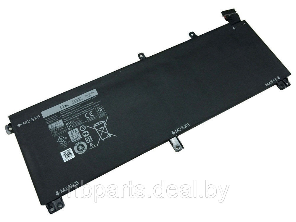 Аккумулятор (батарея) для ноутбука Dell XPS 15 9530 Precision 3800 11.1V 5200mAh OEM TOTRM - фото 1 - id-p111770258