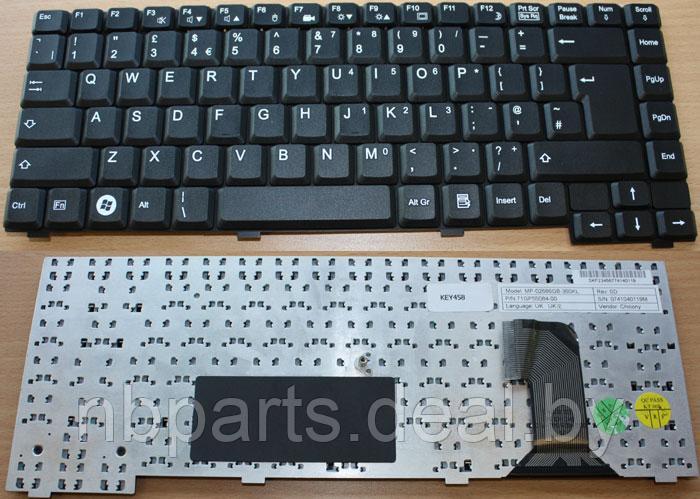 Клавиатура для ноутбука Fujitsu Amilo PI2530, PI2540, чёрная, RU