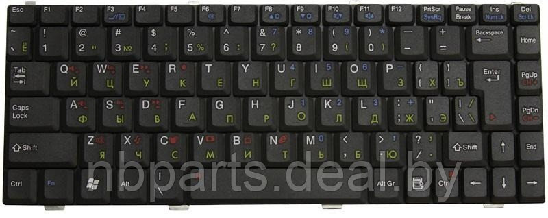 Клавиатура для ноутбука Fujitsu Amilo V2030, чёрная, RU - фото 1 - id-p111776528