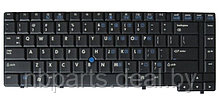 Клавиатура для ноутбука HP 6910p, чёрная, Trackpoint, большой Enter, RU