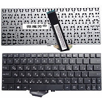 Клавиатура для ноутбука ASUS VivoBook S14 X411 чёрная с подсветкой, RU!