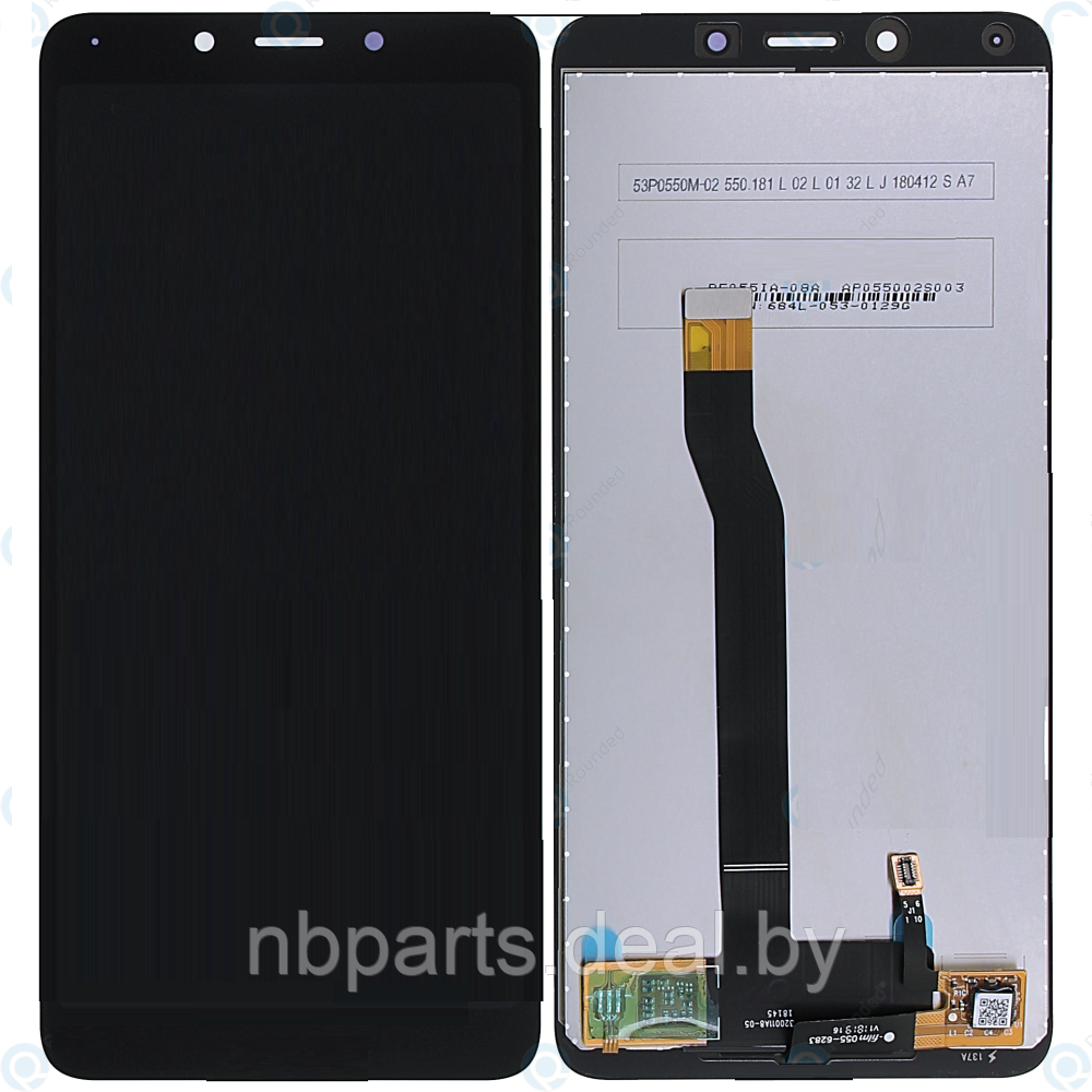 LCD дисплей для Xiaomi Redmi 6 / Redmi 6A в сборе с тачскрином (черный) Оригинал-переклей LCD - фото 1 - id-p131024013