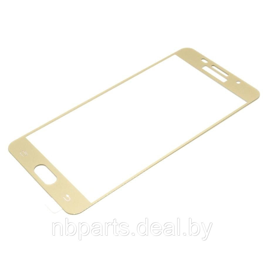 Защитное стекло для Samsung A510F (A5 2016) Золото - фото 1 - id-p135872077