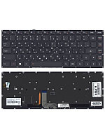 Клавиатура для ноутбука Lenovo Yoga 4 Pro 900-13, чёрная, с подсветкой, RU