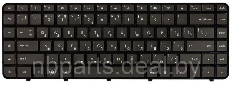 Клавиатура для ноутбука HP Pavilion DV6-3000, чёрная, с рамкой, RU - фото 1 - id-p209288534