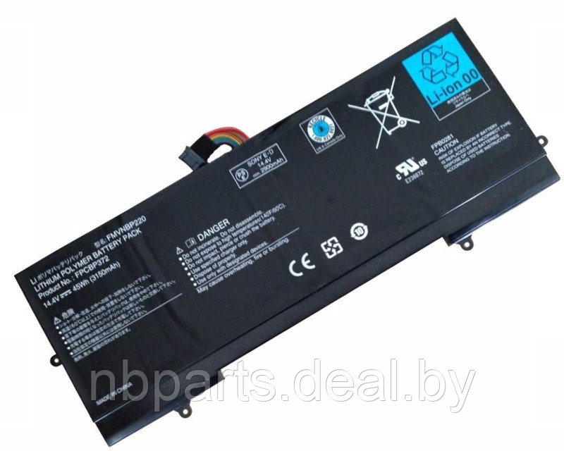 Аккумулятор (батарея) для ноутбука Fujitsu-Siemens LifeBook U772 14.4V 3150mAh FMVNBP220 - фото 1 - id-p111774150