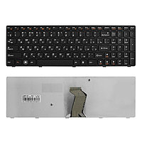 Клавиатура для ноутбука Lenovo IdeaPad Y570, чёрная, с рамкой, RU