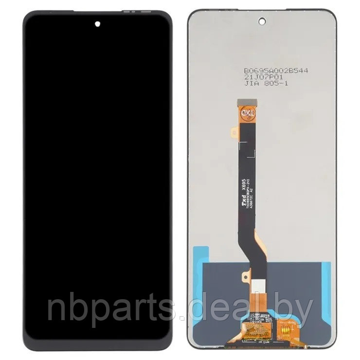 LCD дисплей для Tecno Camon 19 с тачскрином (черный) LCD - фото 1 - id-p204592714