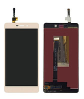 LCD дисплей для Xiaomi Redmi 3/Redmi 3S/Redmi 3 Pro/Redmi 3X с тачскрином (золото) LCD