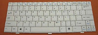 Клавиатура для ноутбука MSI U100, U130, белая, RU