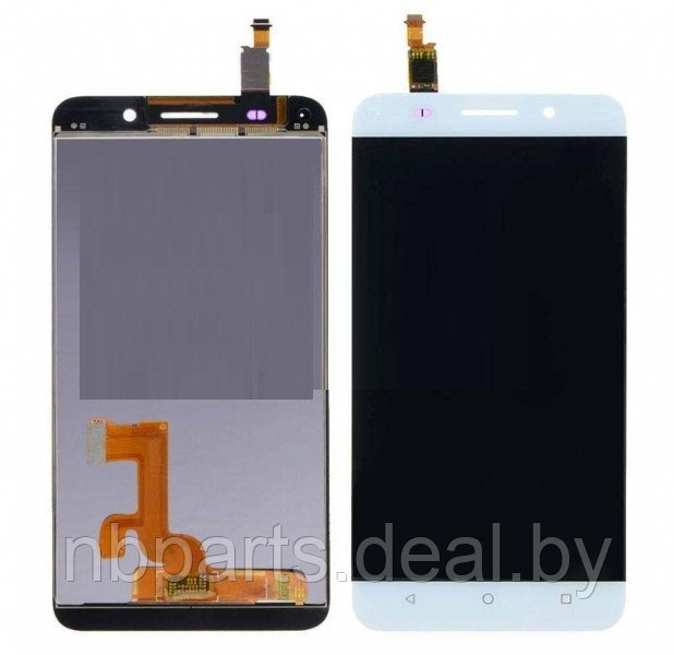 Дисплей Huawei Honor 4X/G Play (CHE2-L11) в сборе (белый) ВОП LCD - фото 1 - id-p147336147
