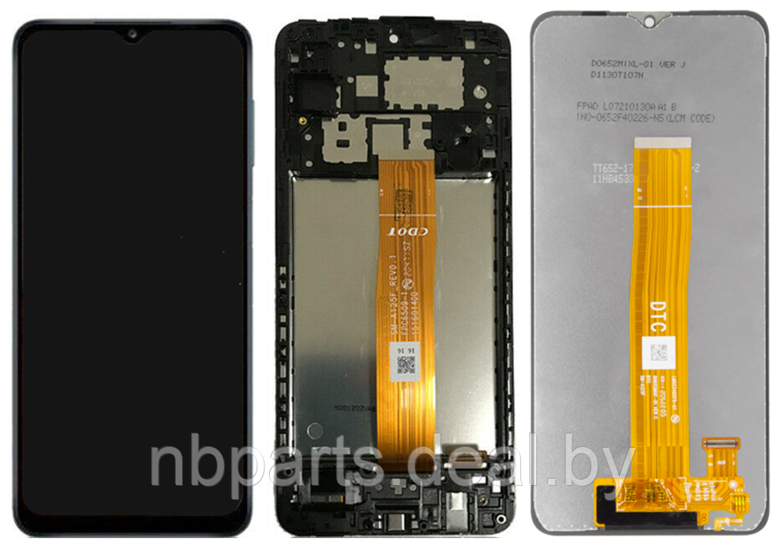 Дисплей Samsung A12 (A125F) Черный (Ref) LCD A125F - фото 1 - id-p204592728