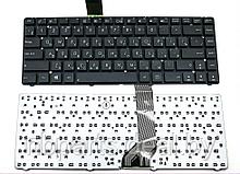 Клавиатура для ноутбука ASUS K45, A45, чёрная, V.2, с креплением и выступами, RU