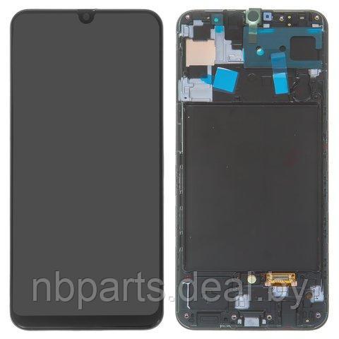 Дисплей Samsung A50s A507 Черный (Oled) в раме LCD A507 - фото 1 - id-p179729518