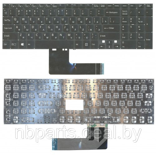 Клавиатура для ноутбука Sony SVF15, чёрная, RU - фото 1 - id-p111775392