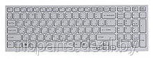 Клавиатура для ноутбука Sony VPC-EB, белая, маленькая Enter, с рамкой, RU