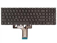Клавиатура для ноутбука HP Pavilion 15-EG, чёрная, с подсветкой, RU