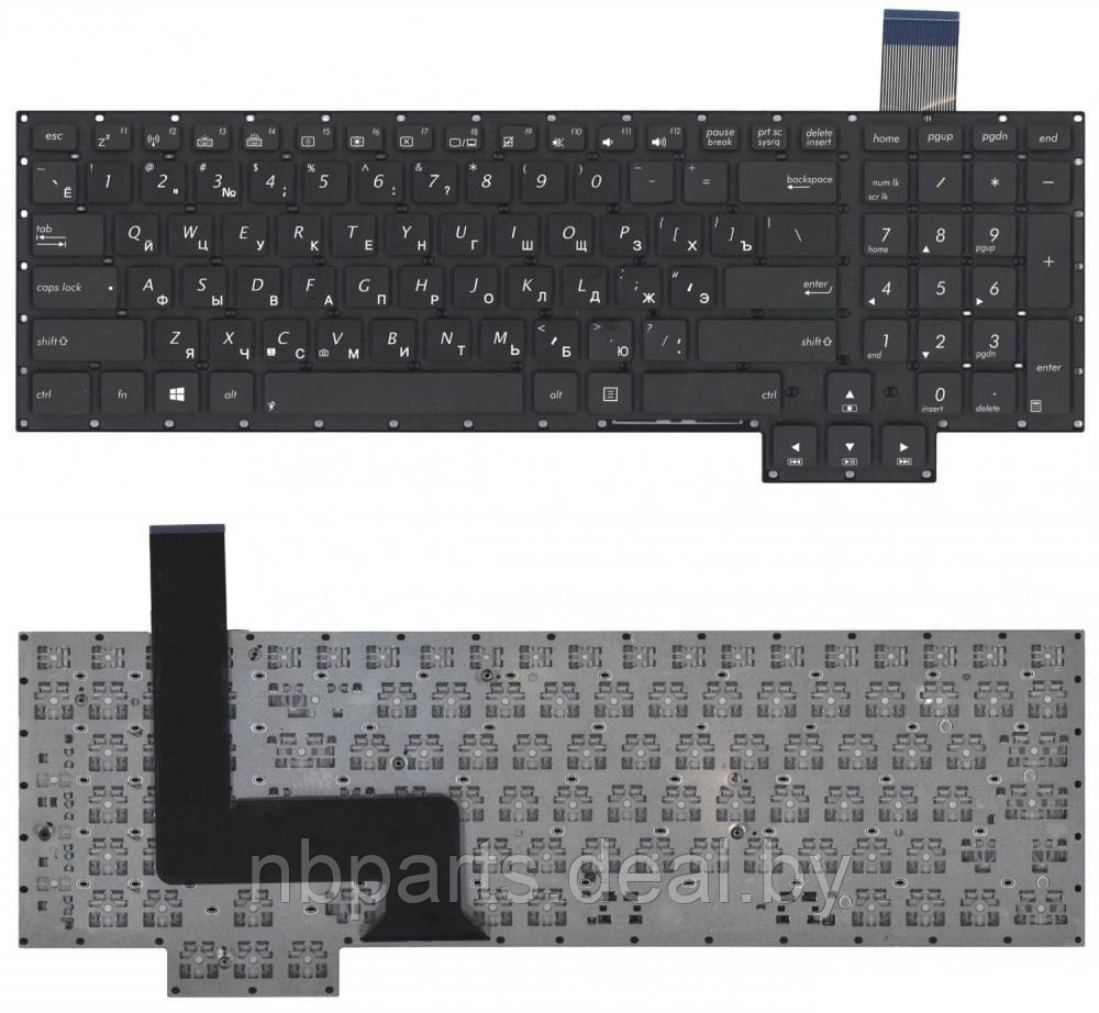 Клавиатура для ноутбука ASUS ROG G750, чёрная, RU - фото 1 - id-p111775422