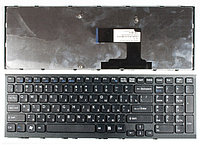 Клавиатура для ноутбука Sony VPC-EL, чёрная, с рамкой, RU
