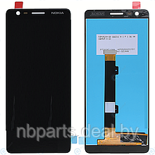 LCD дисплей для Nokia 3.1 (TA-1063) в сборе с тачскрином (Черный) Оригинал TN
