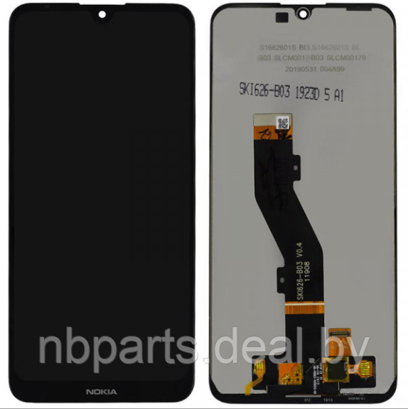 LCD дисплей для Nokia 3.2 в сборе с тачскрином (Черный) Оригинал TN TA-1156 - фото 1 - id-p167753340