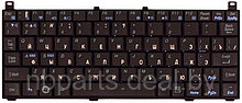Клавиатура для ноутбука Toshiba NB100, чёрная, RU