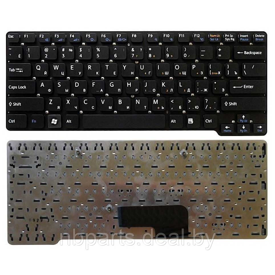 Клавиатура для ноутбука Sony VPC-CW, чёрная, RU - фото 1 - id-p111769111