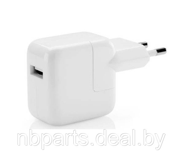 Блок питания (зарядное устройство) для телефона Apple 10W, 5.1V 2.1A, USB (Type-A), A1357, оригинал без кабеля - фото 1 - id-p145719235