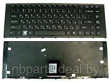 Клавиатура для ноутбука Sony VPC-EA, чёрная, с рамкой, RU
