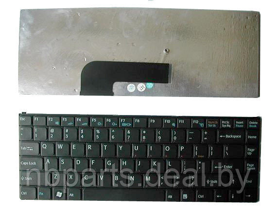 Клавиатура для ноутбука Sony VGN-N, чёрная, RU - фото 1 - id-p111772958