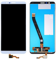 LCD дисплей для Huawei Honor 7X с тачскрином (белый) LCD