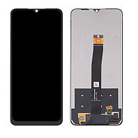 LCD дисплей для Xiaomi Redmi 10c, Poco C40 в сборе с тачскрином (черный) Оригинал LCD