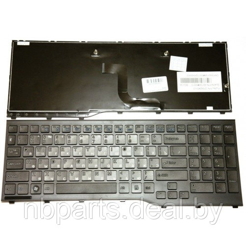 Клавиатура для ноутбука Fujitsu LifeBook AH552, чёрная, RU
