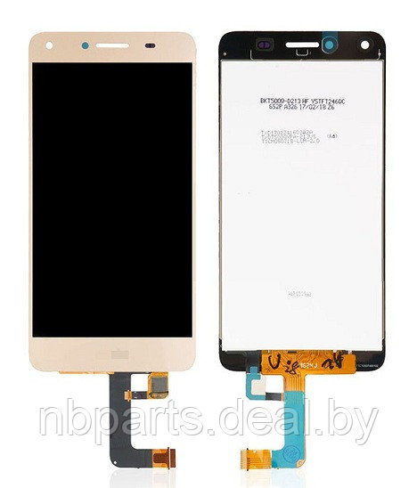 LCD дисплей для Huawei Honor Y5 II 3G (CUN-U29) с тачскрином (золото) LCD - фото 1 - id-p111763237