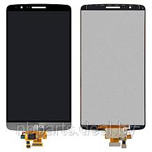 LCD дисплей для LG D855 с рамкой (серый) LCD