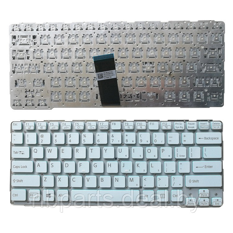 Клавиатура для ноутбука Sony SVE14, голубой, RU - фото 1 - id-p172288744