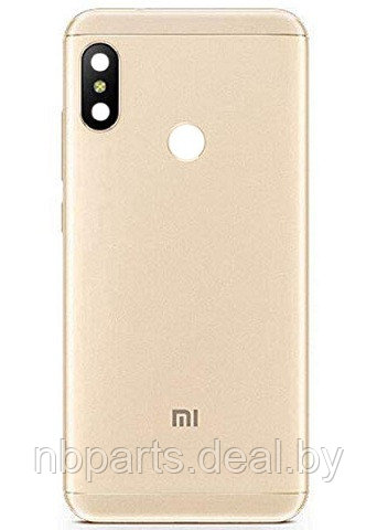 Задняя крышка Xiaomi Redmi 6 Pro/Mi A2 Lite Золото - фото 1 - id-p131024531