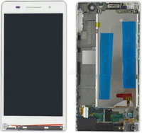 LCD дисплей для Huawei Ascend P6 (с тачскрином) (Белый) LCD