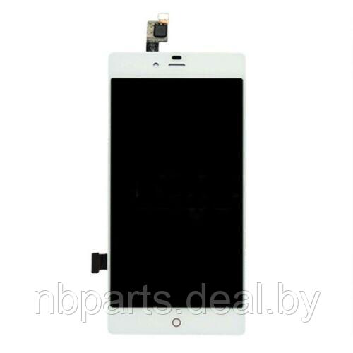 LCD дисплей для ZTE Nubia Z9 Mini NX511J в сборе с тачскрином Белый LCD - фото 1 - id-p146635077