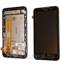 Дисплей для HTC Desire 516 Dual Sim в сборе с тачскрином (черный, в раме) LCD