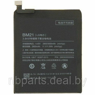 Аккумулятор (батарея) для Xiaomi Mi Note / MiNote (BM21) BM21 - фото 1 - id-p111772176