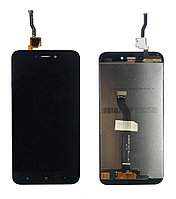 LCD дисплей для Xiaomi Redmi 5A / Redmi Go в сборе с тачскрином, черный (Оригинал) LCD