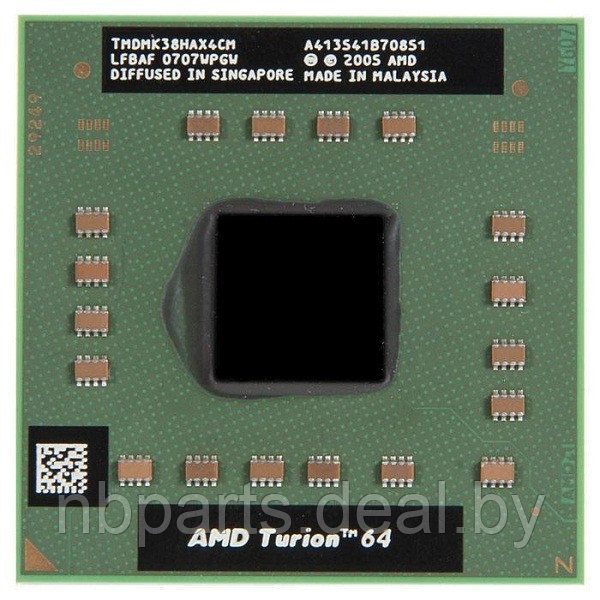 Процессор Turion 64 TMDMK38HAX4CM - фото 1 - id-p111778135