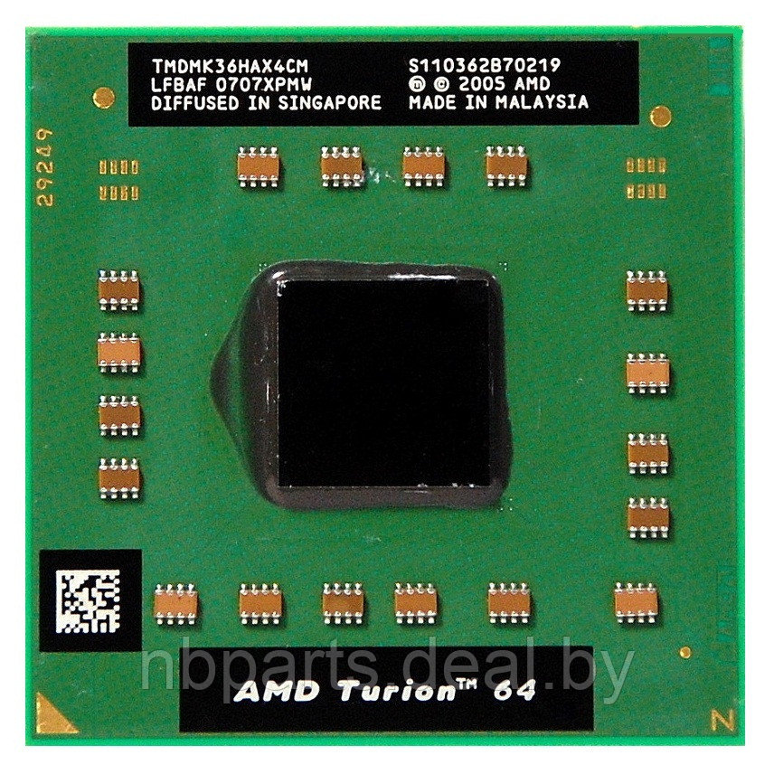 Процессор Turion 64 TMDMK36HAX4CM - фото 1 - id-p111778136