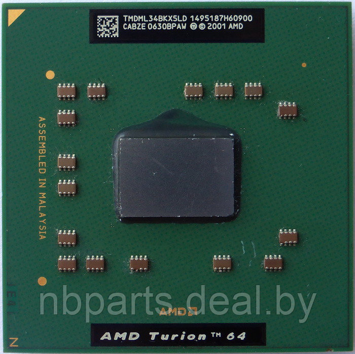 Процессор Turion 64 TMDML34BKX5LD - фото 1 - id-p111778140