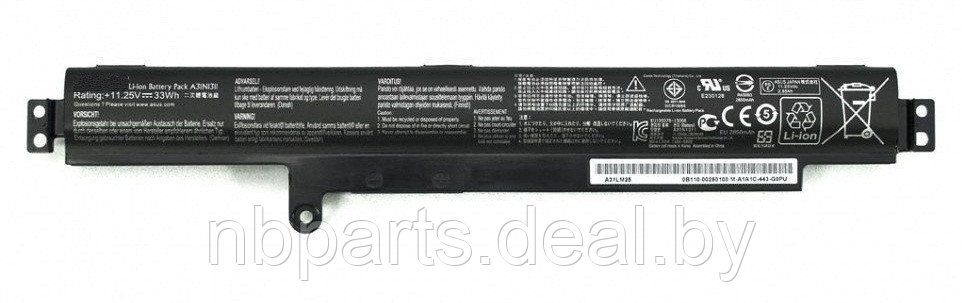 Аккумулятор (батарея) для ноутбука Asus VivoBook X102BA 11.25V 2850mAh A31N1311 - фото 1 - id-p147484577
