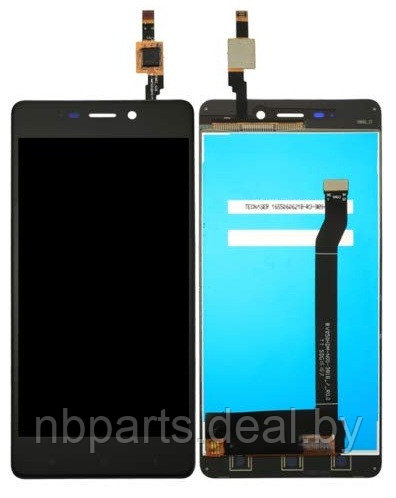 LCD дисплей для Xiaomi Redmi 4 с тачскрином (черный) LCD - фото 1 - id-p111770538