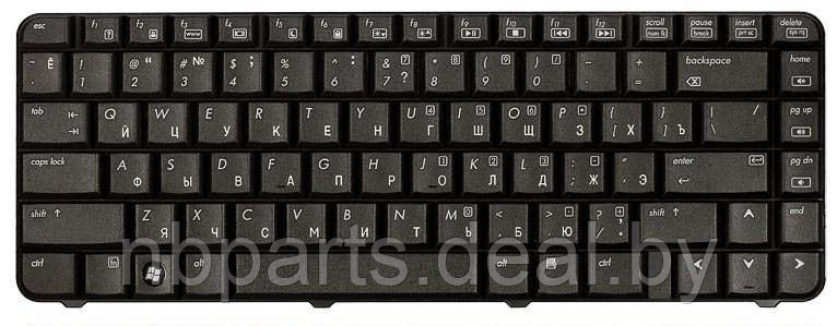 Клавиатура для ноутбука HP CQ50, чёрная, US - фото 1 - id-p111763448