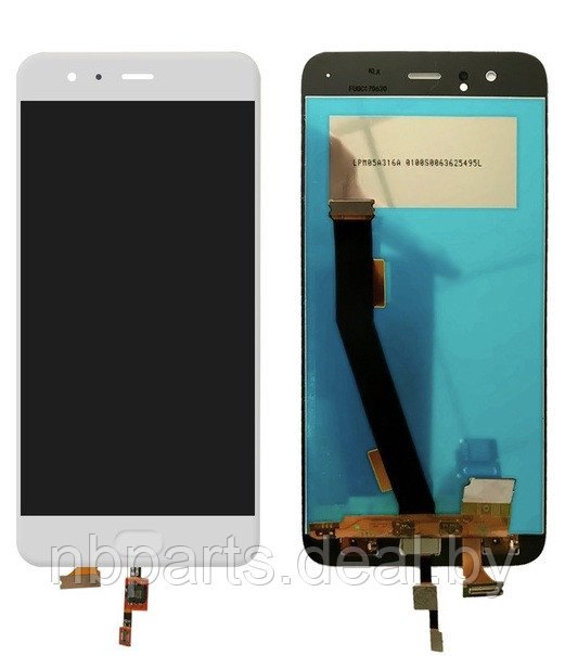 LCD дисплей для Xiaomi Mi 6 / Mi6 с тачскрином (белый) LCD - фото 1 - id-p111770545